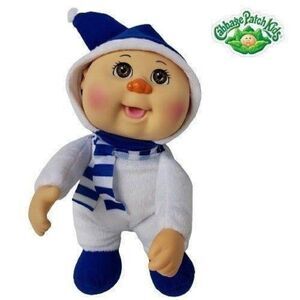 Cabbage Patch Kids Cutie Holiday Helper Douglas Snowman Christmas Doll NWOT